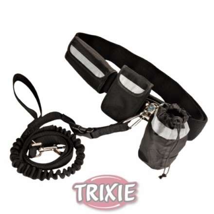 Trixie Waist Belt with Dog Leash Hands Free for Dogtrekking