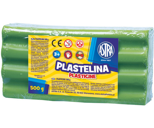 Astra Plasticine 500g, light green