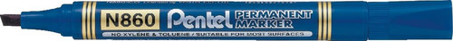 Pentel Chisel Point Marker N860 12pcs, blue