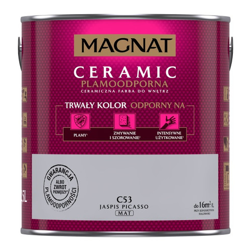 Magnat Ceramic Interior Ceramic Paint Stain-resistant 2.5l, Picasso jasper