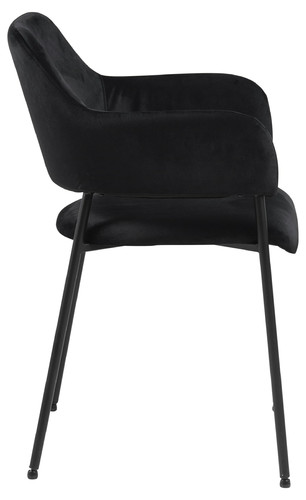 Chair with Armrests Lima, black