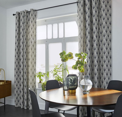 Curtain GoodHome Fremont 140x260cm, grey