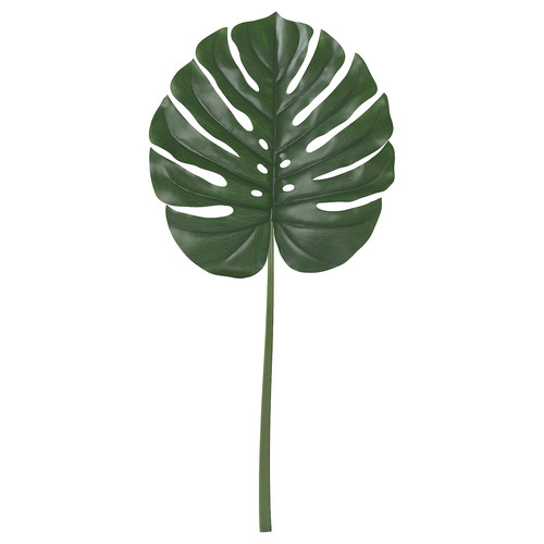 SMYCKA Artificial leaf, in/outdoor/Monstera green, 80 cm