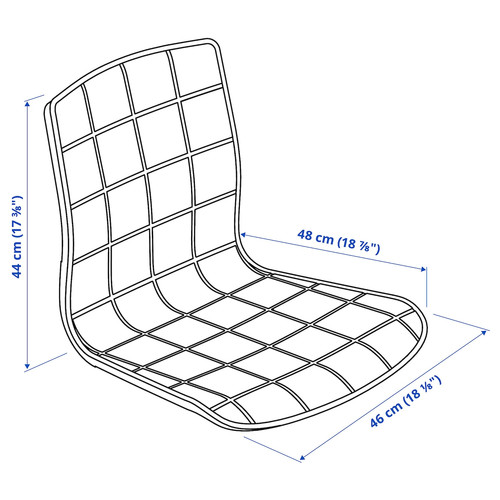 LÄKTARE Chair cover, Gunnared light beige