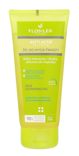 FLOS-LEK Pharma Anti-Acne 24H Face Cleansing Gel 200ml