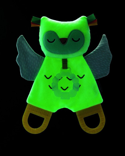 Infantino Glow-in-the-Dark Soft Owl Pendant Toy 0+