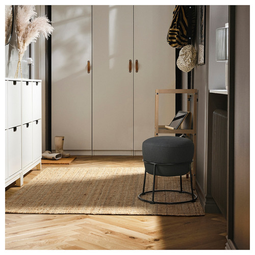 EMMISLÖV Pouffe, Vissle dark grey