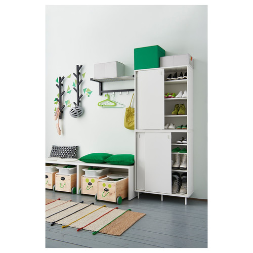 MACKAPÄR Shoe cabinet/storage, white, 80x102 cm