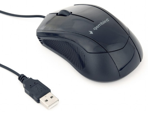 Gembird Optical Wired Mouse, black