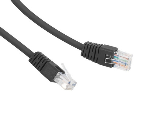 Gembird Patch Cord cat.6 UTP 0.25m black