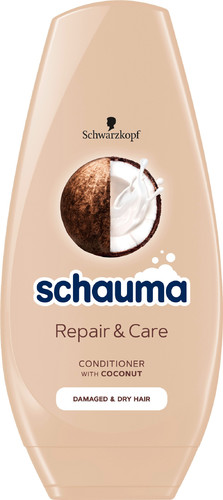 Schauma Repair & Care Hair Conditioner with Coconut for Damaged & Dry Hair 250ml
