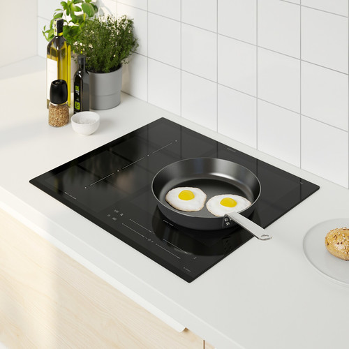 HÖGKLASSIG Induction hob, black IKEA 700 black, 59 cm