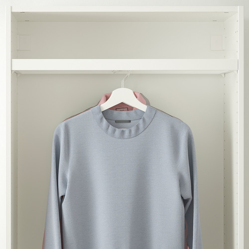 KOMPLEMENT Clothes rail, white, 75x35 cm