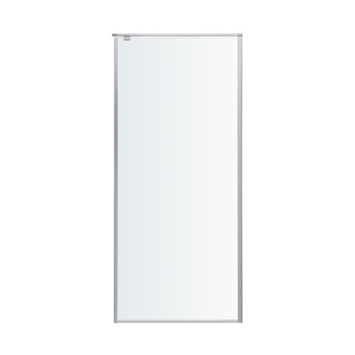 GoodHome Shower Panel Wall Ezili 90 cm, chrome/transparent