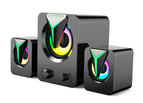 Esperanza Speakers 2.1 USB Rainbow Soprano