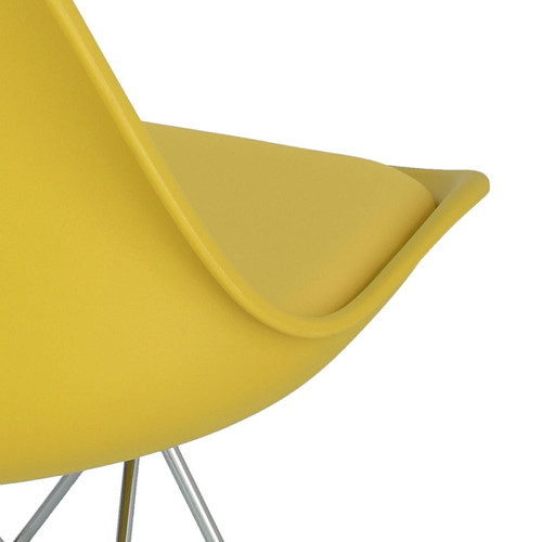 Dining Chair Norden DSR PP, yellow