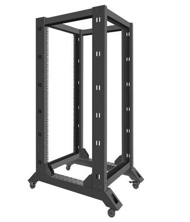 Lanberg Open Rack 27U 600x800mm, black