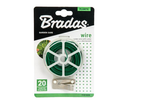 Bradas Garden Wire with Cutter 20 m