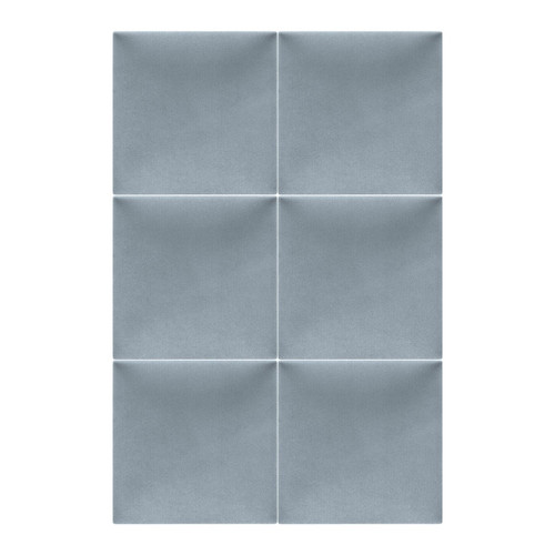 Upholstered Wall Panel Stegu Mollis Square 30x30cm, light blue