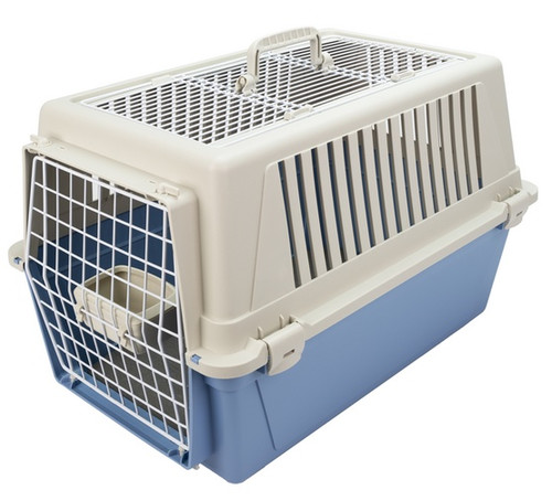 Ferplast Pet Carrier Atlas 30 Open, beige-blue