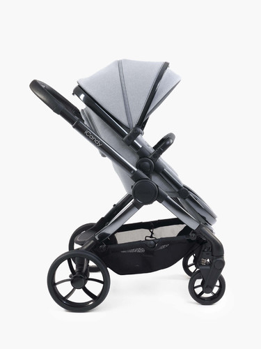 iCandy Peach 7 Designer Pushchair and Carrycot Light Grey - Complete Bundle