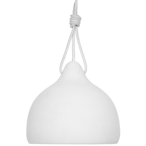 GoodHome Pendant Lamp Aulavik E27, white