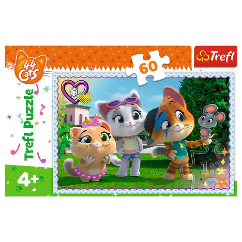 Trefl Children's Puzzle 44 Cats 60pcs 4+