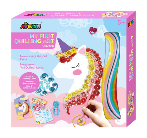 Avenir My First Quilling Art Kit Unicorn 5+