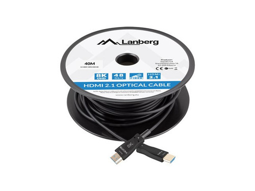 Lanberg Cable HDMI M/M v2.1 40M 8K OAC