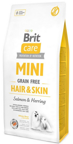 Brit Care Dog Food Grain Free Mini Hair & Skin 7kg