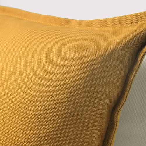 GURLI Cushion cover, golden-yellow, 50x50 cm