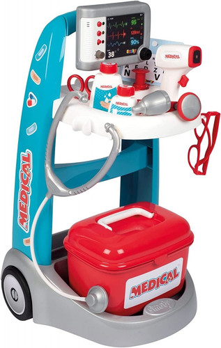 Smoby Electronic Medical Trolley Playset 3+