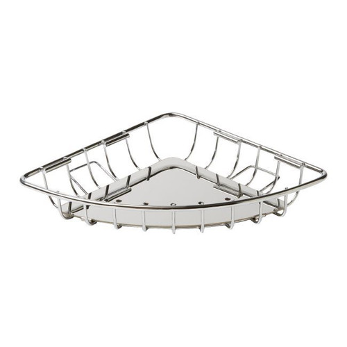 GoodHome Shower Corner Shelf Koros, chrome