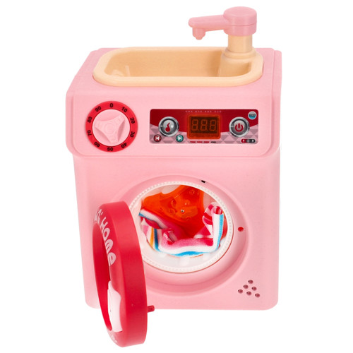 Mini Appliance Washing Machine Toy with Sink & Tap 3+