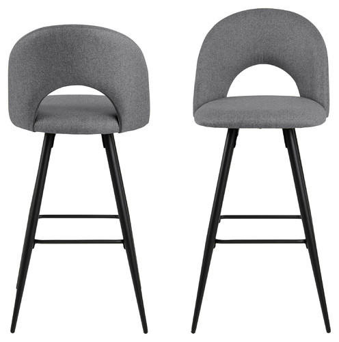 Bar Stool Ayla, grey