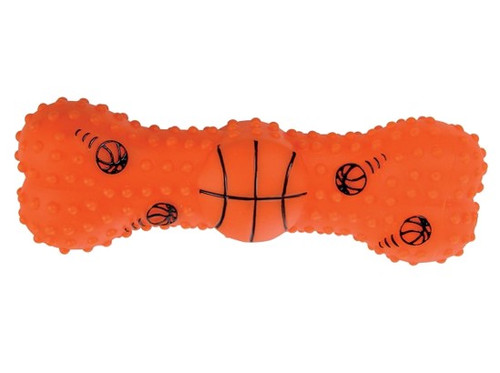 Zolux Vinyl Dog Toy Basketball Bone 15cm