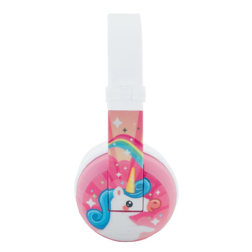 BuddyPhones Headphones Bluetooth Wave Unicorn, pink