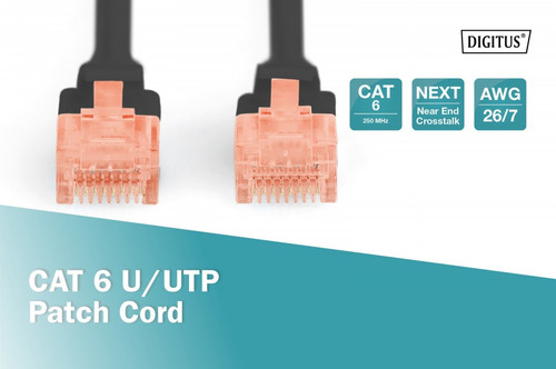 Digitus Patch Cable RJ45 Cat.6 U/UTP PE