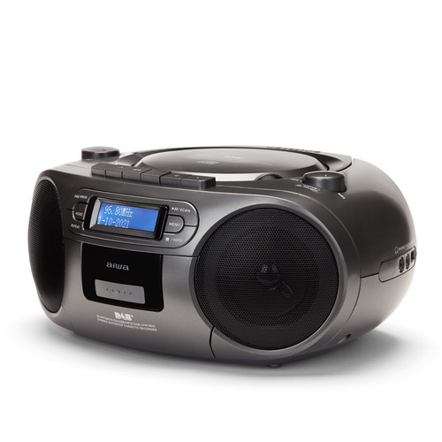 Aiwa Portable Boombox FM Radio CD/MP3/USB/TAPE/BT BBTC-660DAB/MG