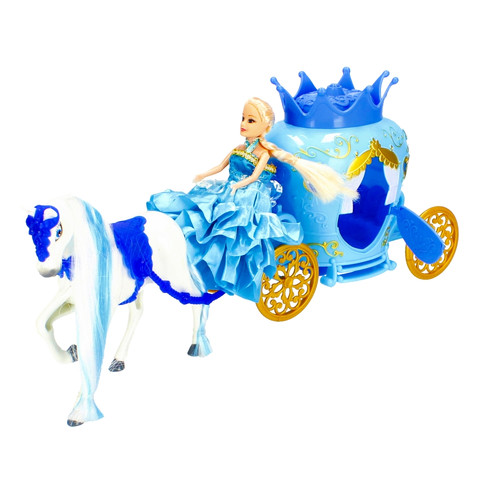 Dreamy Carriage Princess Doll Playset 3+