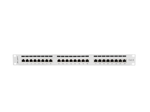 Lanberg Patch Panel 24 Port 1U Cat.6, grey