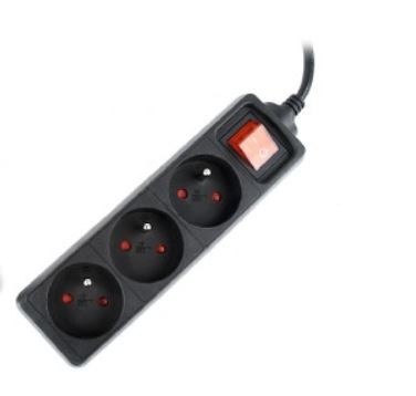 Gembird UPS Power Strip 3FR EU type 16A C14 0.6 m, black