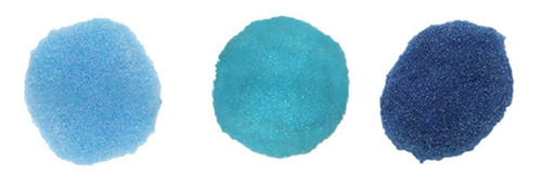 Pompoms 10mm 120pcs, blue