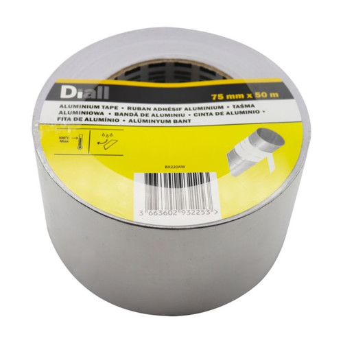 Diall Aluminium Repair Tape 75 mm x 50 m