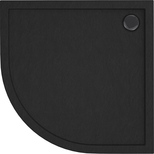 Acrylic Shower Tray Alta 80 x 4.5 cm, black