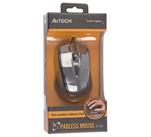 A4Tech Wired Mouse V-TRACK N-500F-1 USB, glossy grey