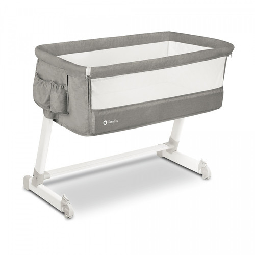 Lionelo Bedside Cot Theo, concrete