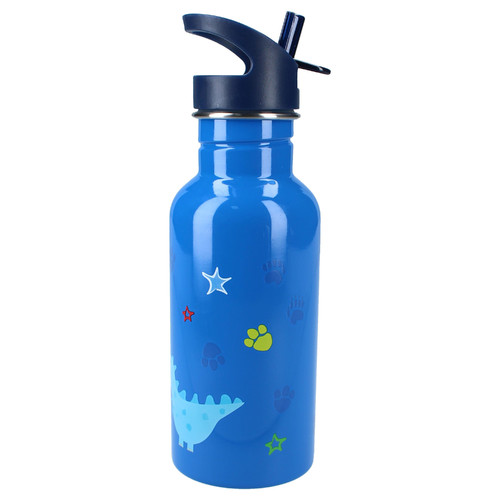 PRET Water Bottle for Children 500ml Dragon Blue