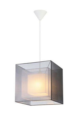 GoodHome Pendant Lamp Ciplye 30cm E27, white-grey