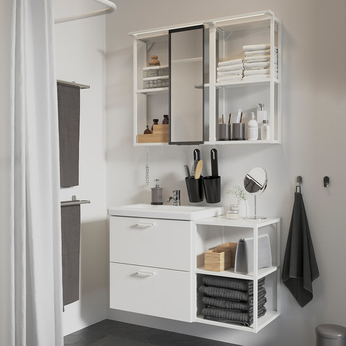 ENHET Bathroom, white, 102x43x65 cm